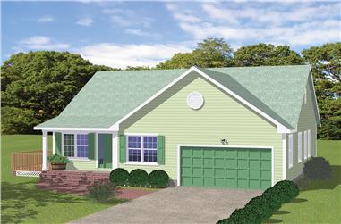 3-Bedroom, 1390 Sq Ft Cottage House - #200-1028 - Front Exterior