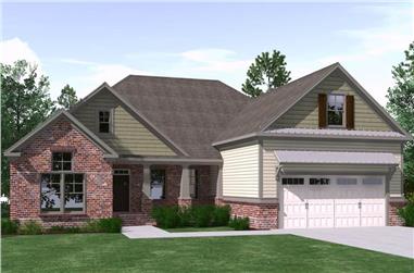 3-Bedroom, 2744 Sq Ft Ranch Home -Plan #201-1011 - Main Exterior