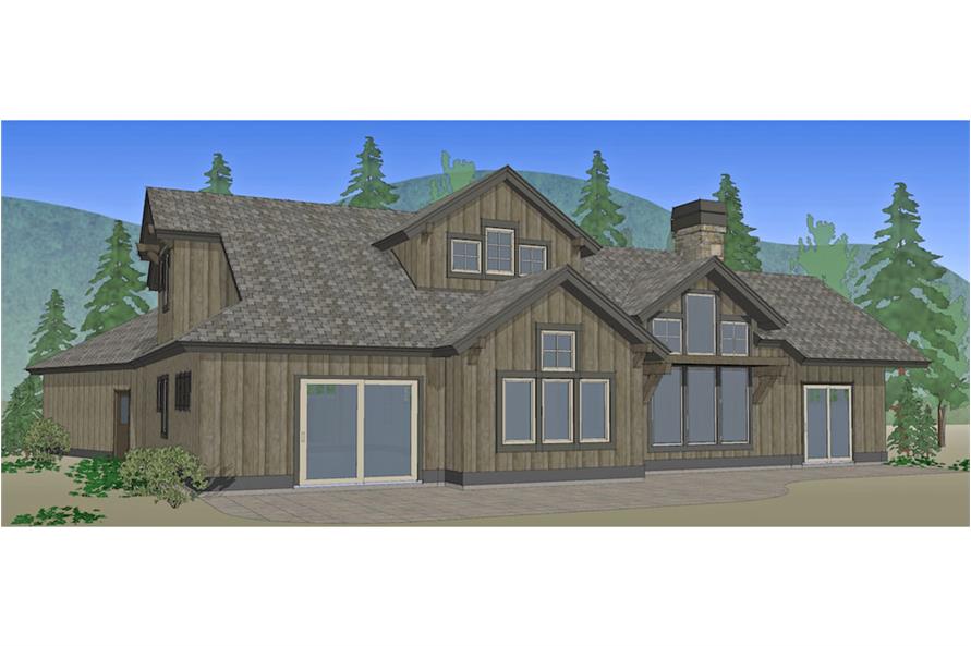 Front View of this 3-Bedroom, 2350 Sq Ft Plan - 202-1005