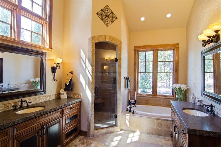 Master Bathroom of this 4-Bedroom,4268 Sq Ft Plan -4268