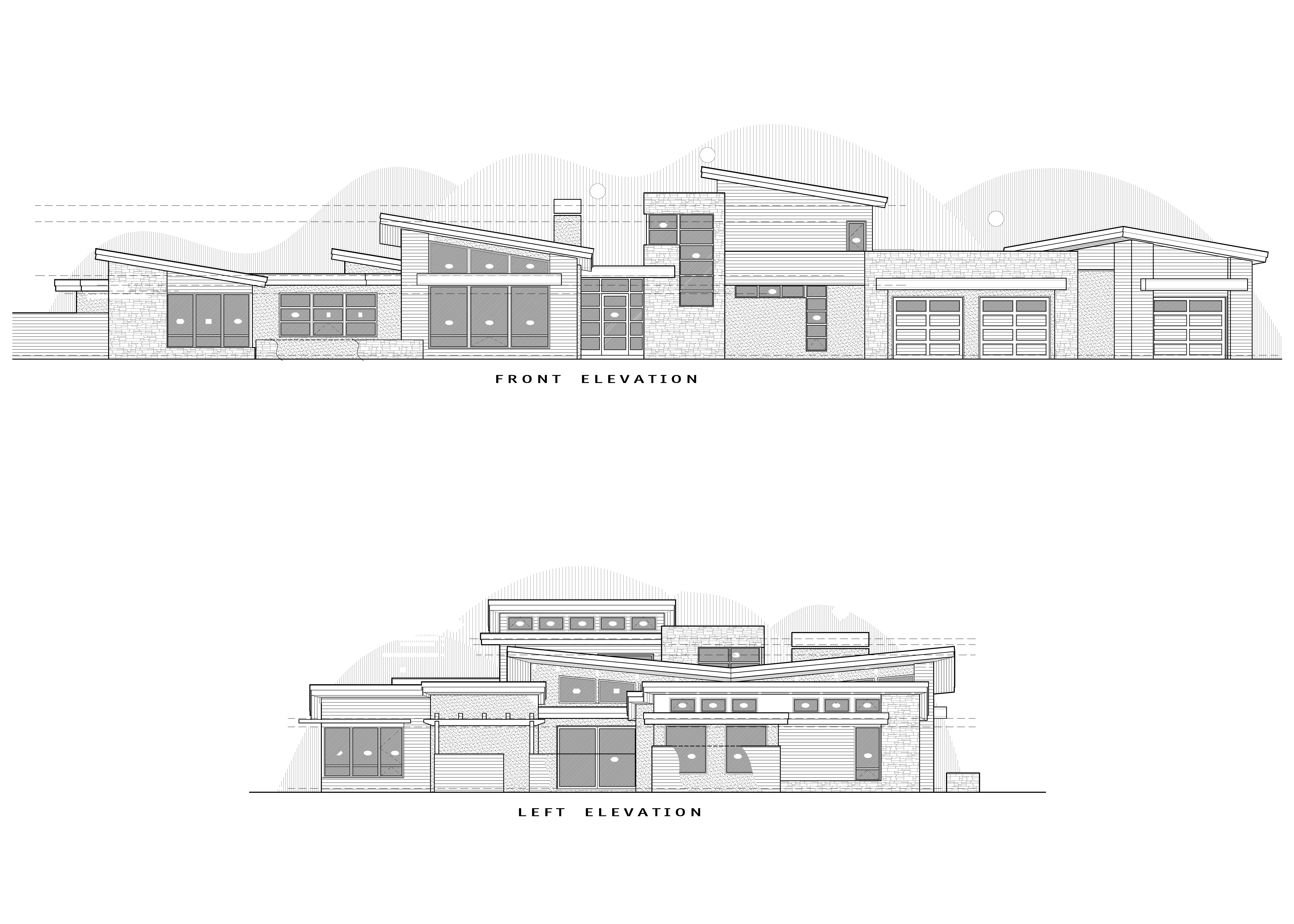 Home Plan Elevations of this 4-Bedroom,4682 Sq Ft Plan -202-1034