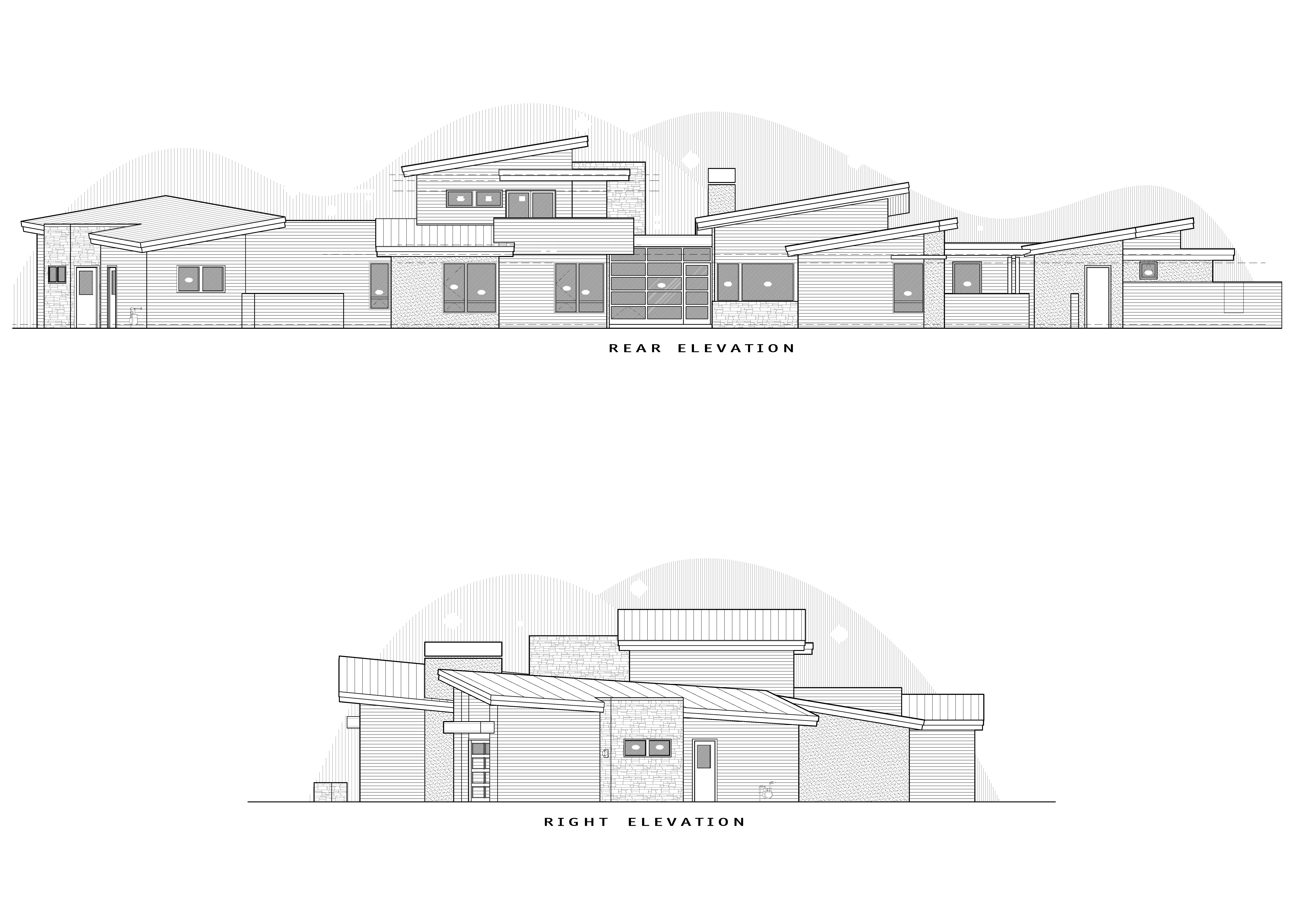 Home Plan Elevations of this 4-Bedroom,4682 Sq Ft Plan -202-1034