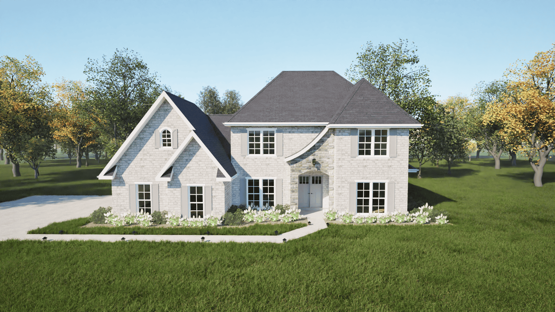 European home (ThePlanCollection: Plan #203-1039)