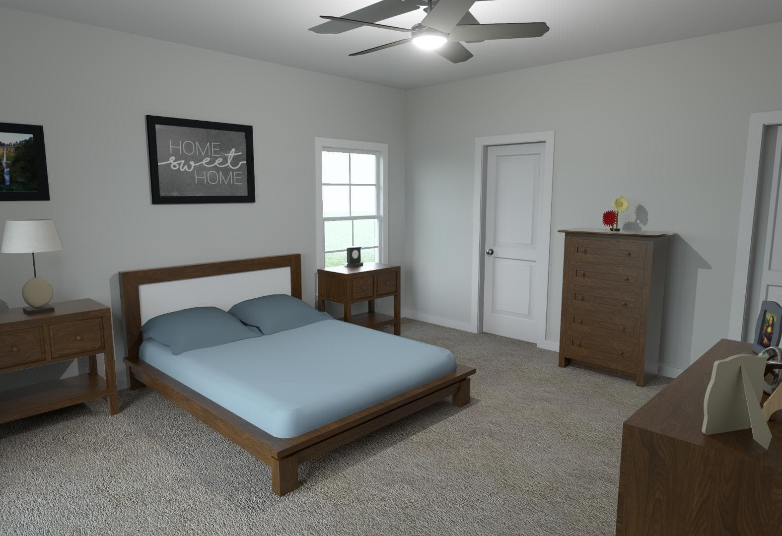 Master Bedroom of this 4-Bedroom,1988 Sq Ft Plan -203-1040