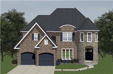 4-Bedroom, 2640 Sq Ft French Home - Plan #203-1042 - Main Exterior