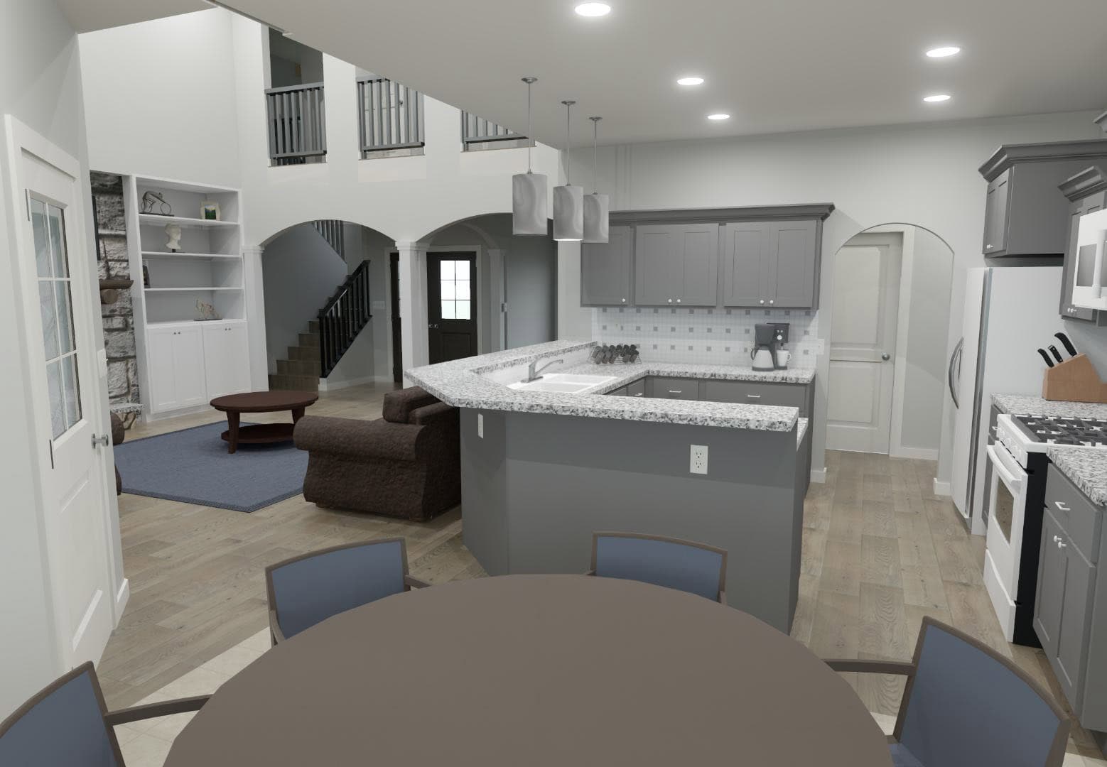 Kitchen of this 5-Bedroom,3501 Sq Ft Plan -203-1046