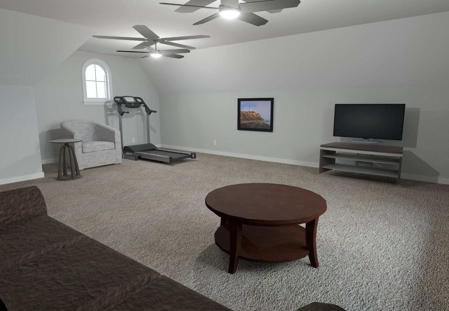 Bonus Room of this 5-Bedroom,3501 Sq Ft Plan -203-1046