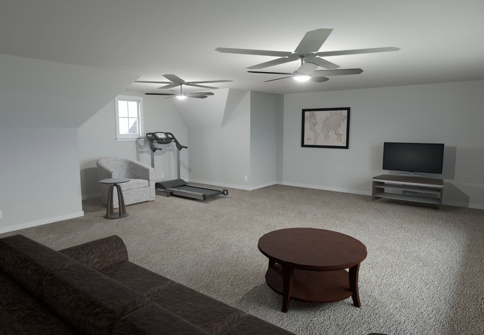 Bonus Room of this 5-Bedroom,3649 Sq Ft Plan -203-1047