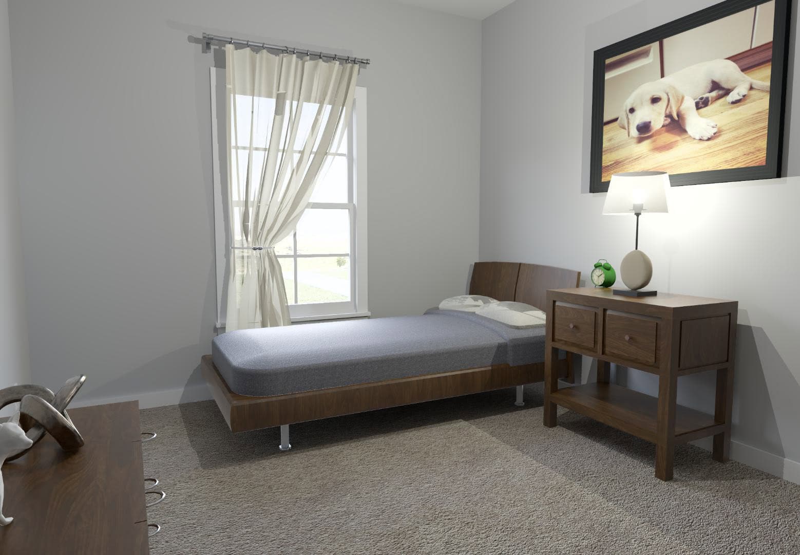 Bedroom of this 3-Bedroom,1520 Sq Ft Plan -203-1061