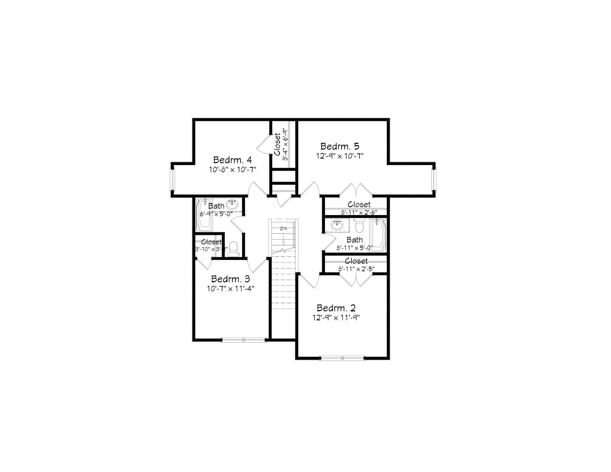 Upper Level of Country Plan #203-1062