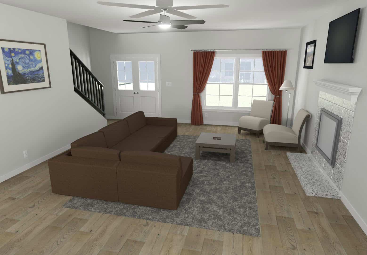 Family Room of this 5-Bedroom,2224 Sq Ft Plan -203-1062