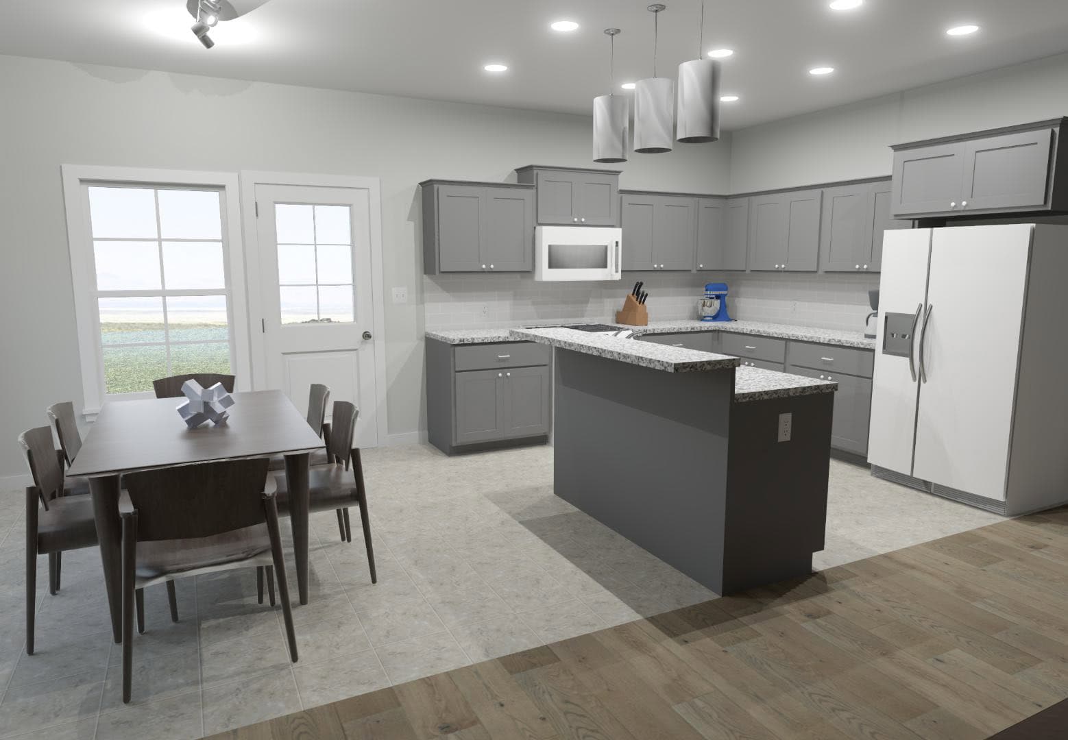 Dining Room of this 5-Bedroom,2224 Sq Ft Plan -203-1062