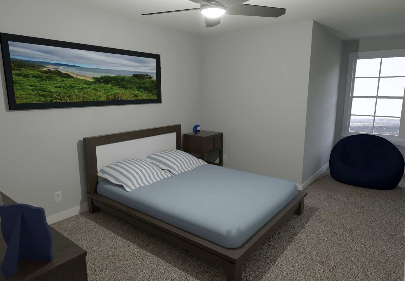 Bedroom of this 5-Bedroom,2224 Sq Ft Plan -203-1062