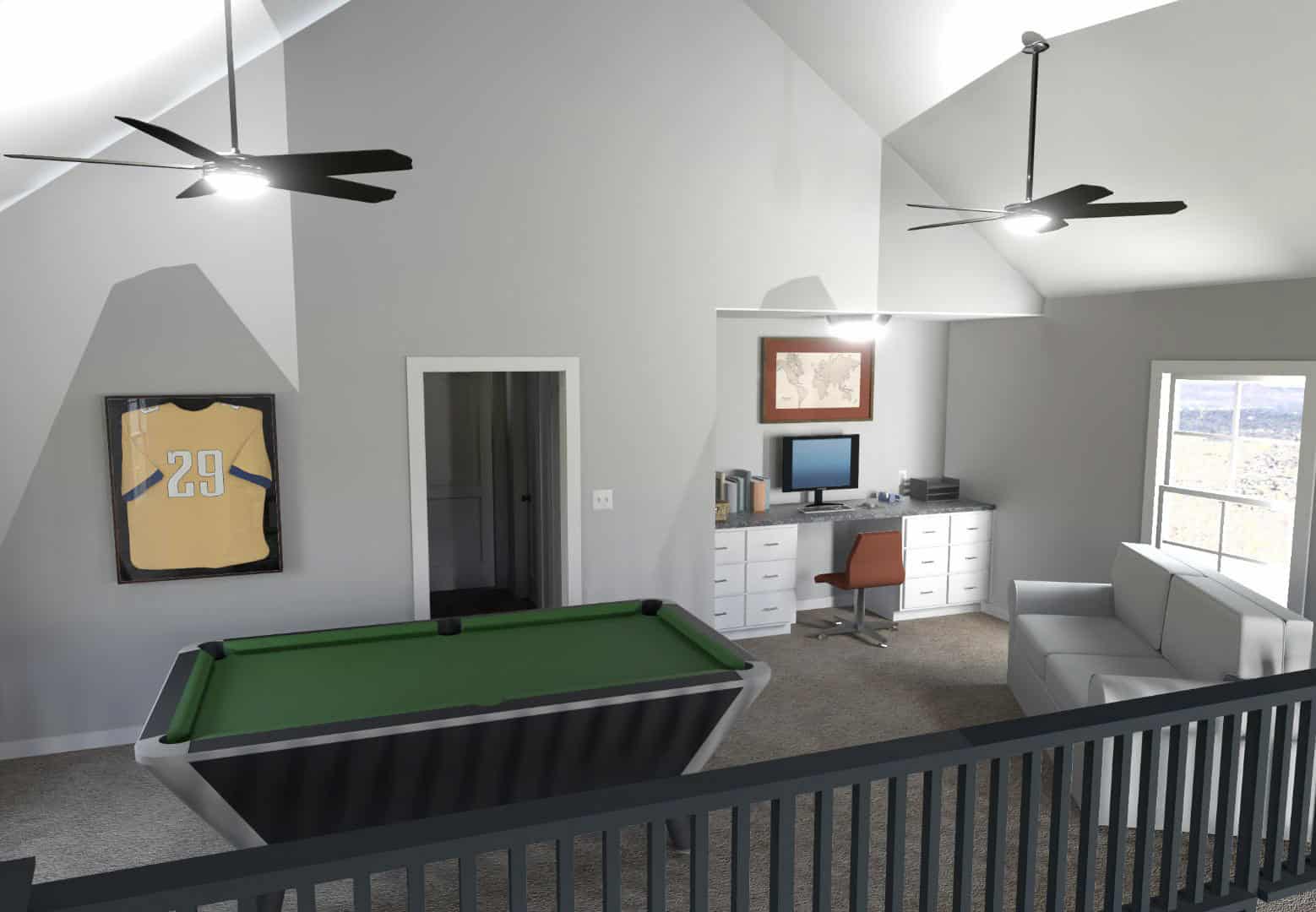 Bonus Room of this 3-Bedroom,2056 Sq Ft Plan -203-1064