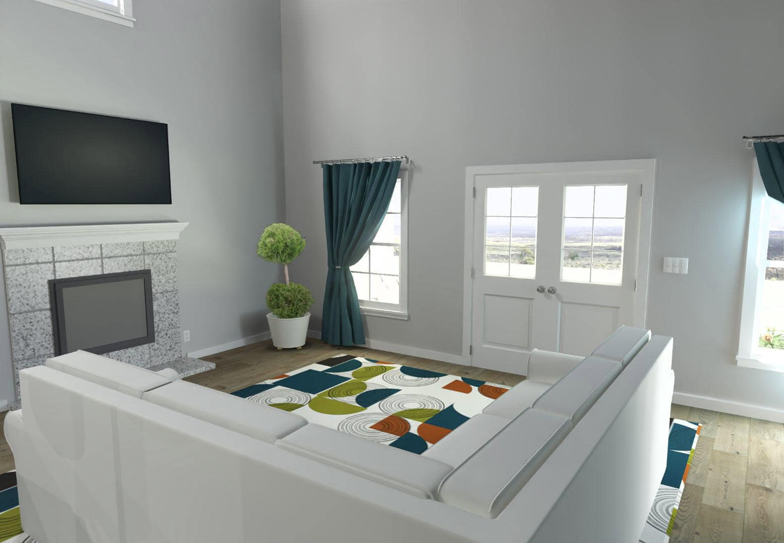 Family Room of this 3-Bedroom,2056 Sq Ft Plan -203-1064