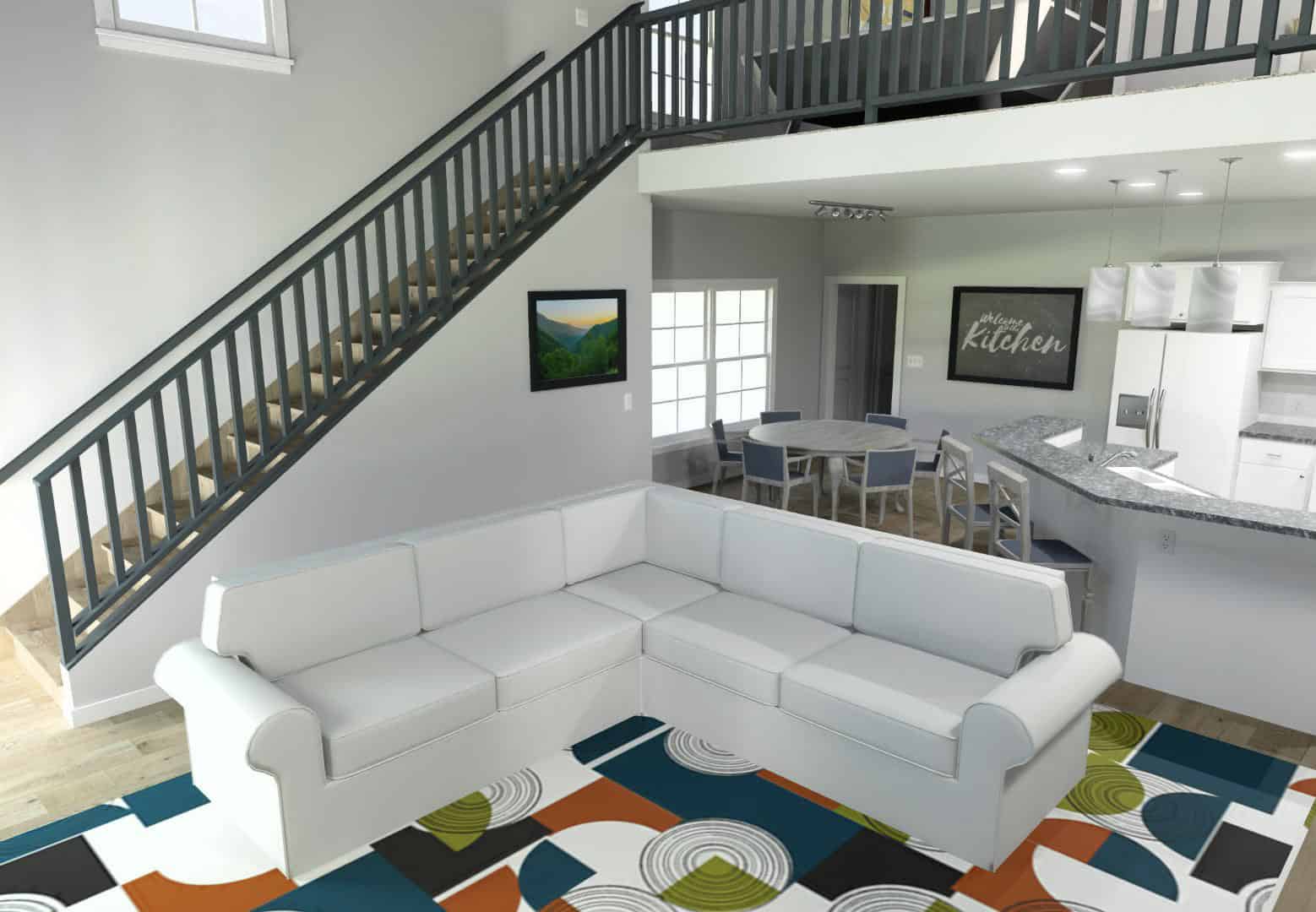 Family Room of this 3-Bedroom,2056 Sq Ft Plan -203-1064