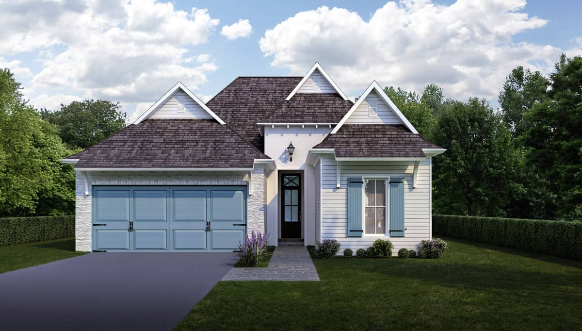 Front View of this 3-Bedroom, 1778 Sq Ft Plan - 204-1001