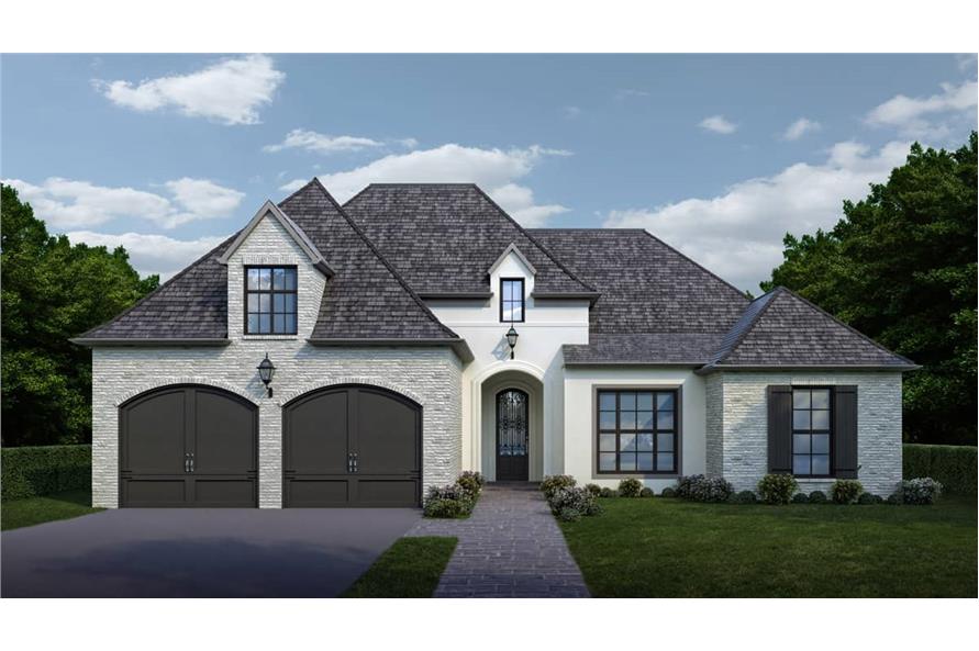 4-Bedroom, 2073 Sq Ft Transitional Ranch Home - Plan #204-1007 - Main Exterior