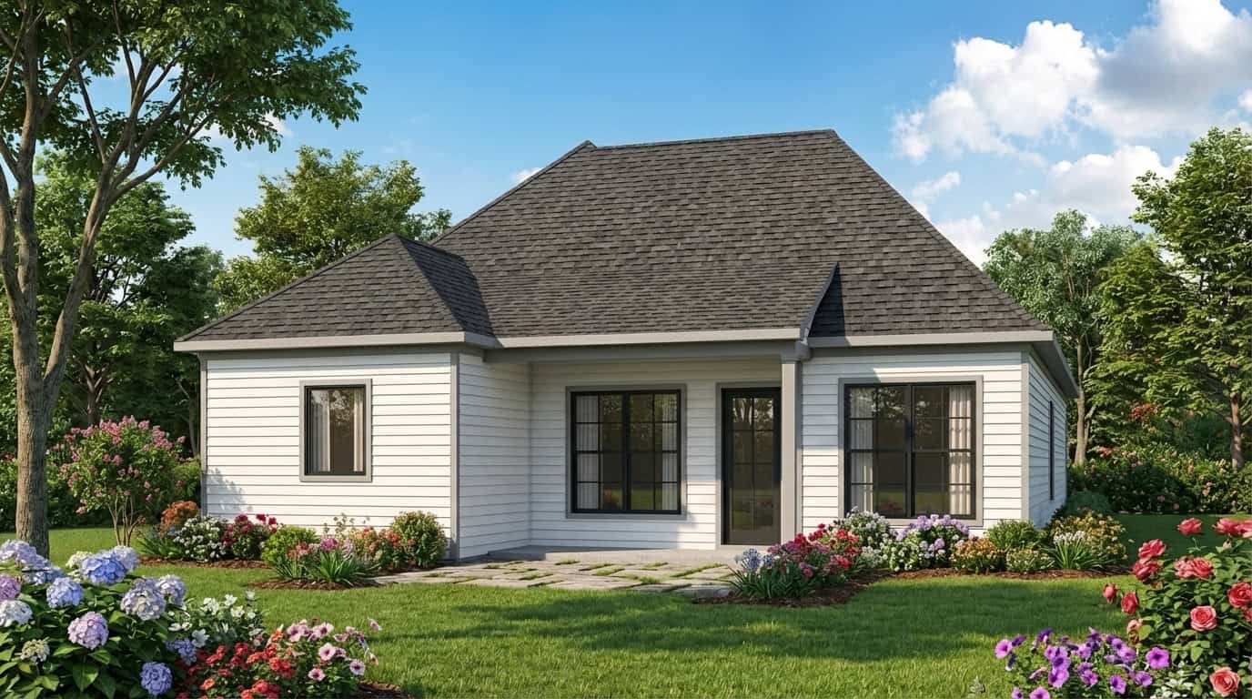 Front View of this 3-Bedroom,1541 Sq Ft Plan -204-1040