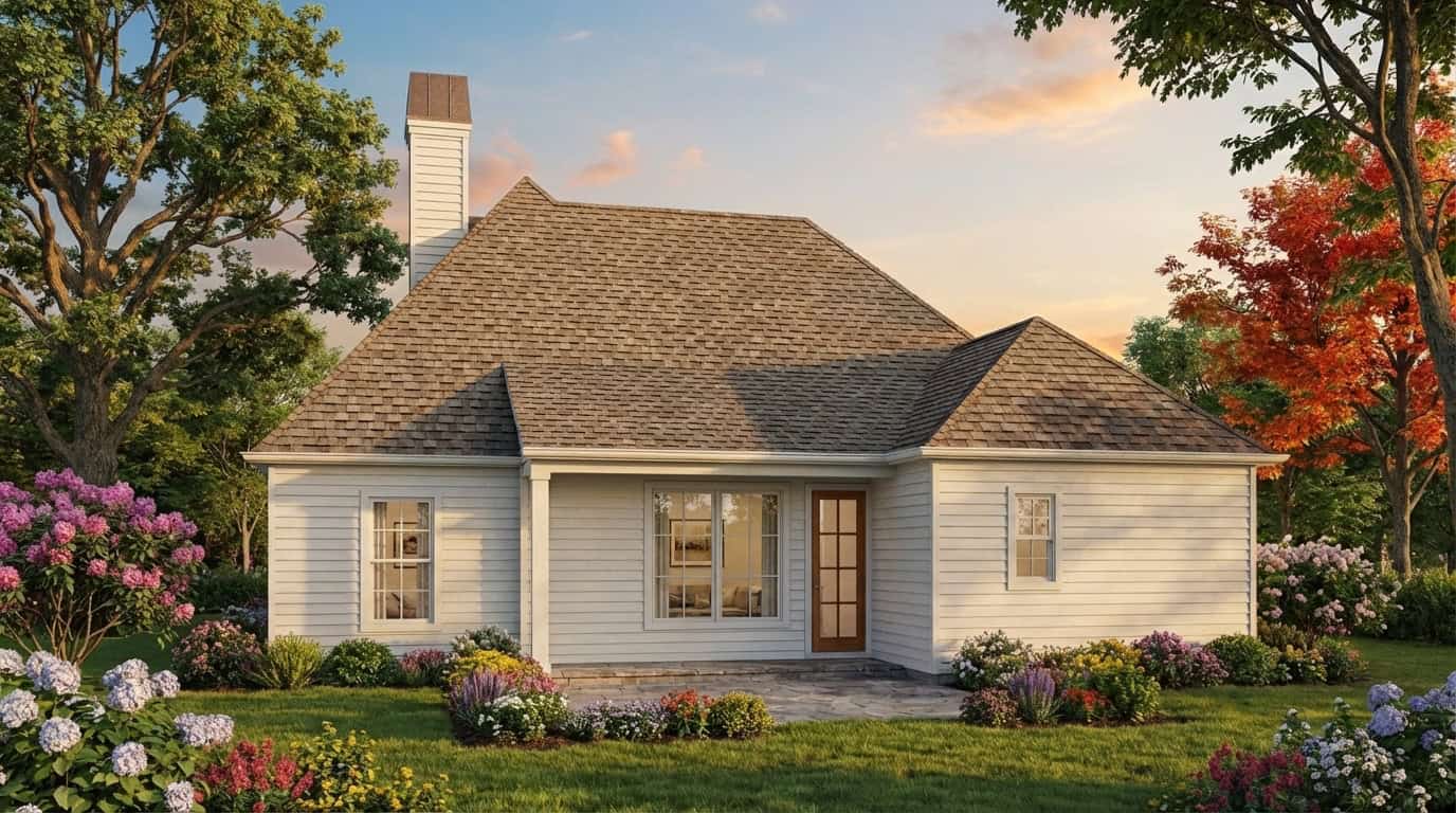 Rear View of this 4-Bedroom,1761 Sq Ft Plan -204-1042