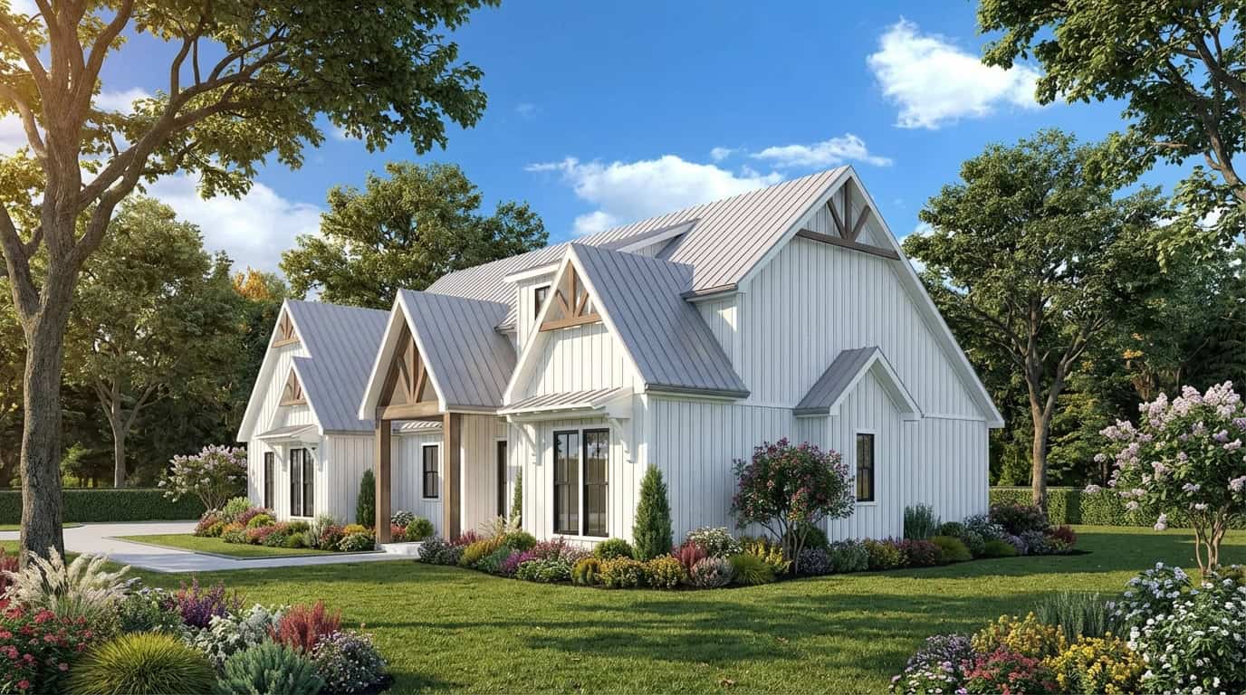 Right Side View of this 3-Bedroom,1800 Sq Ft Plan -204-1052