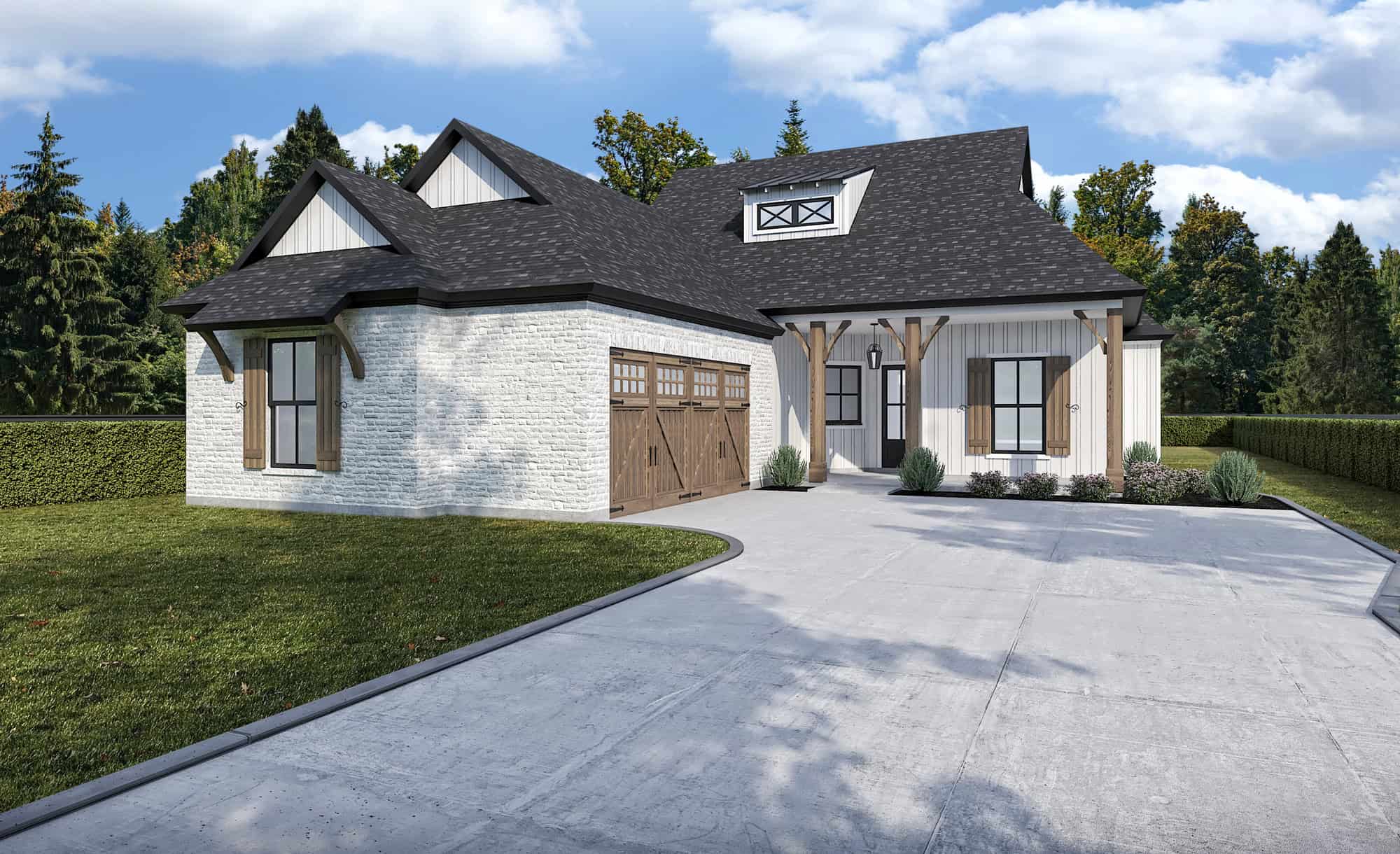 Garage of this 4-Bedroom,1939 Sq Ft Plan -204-1053