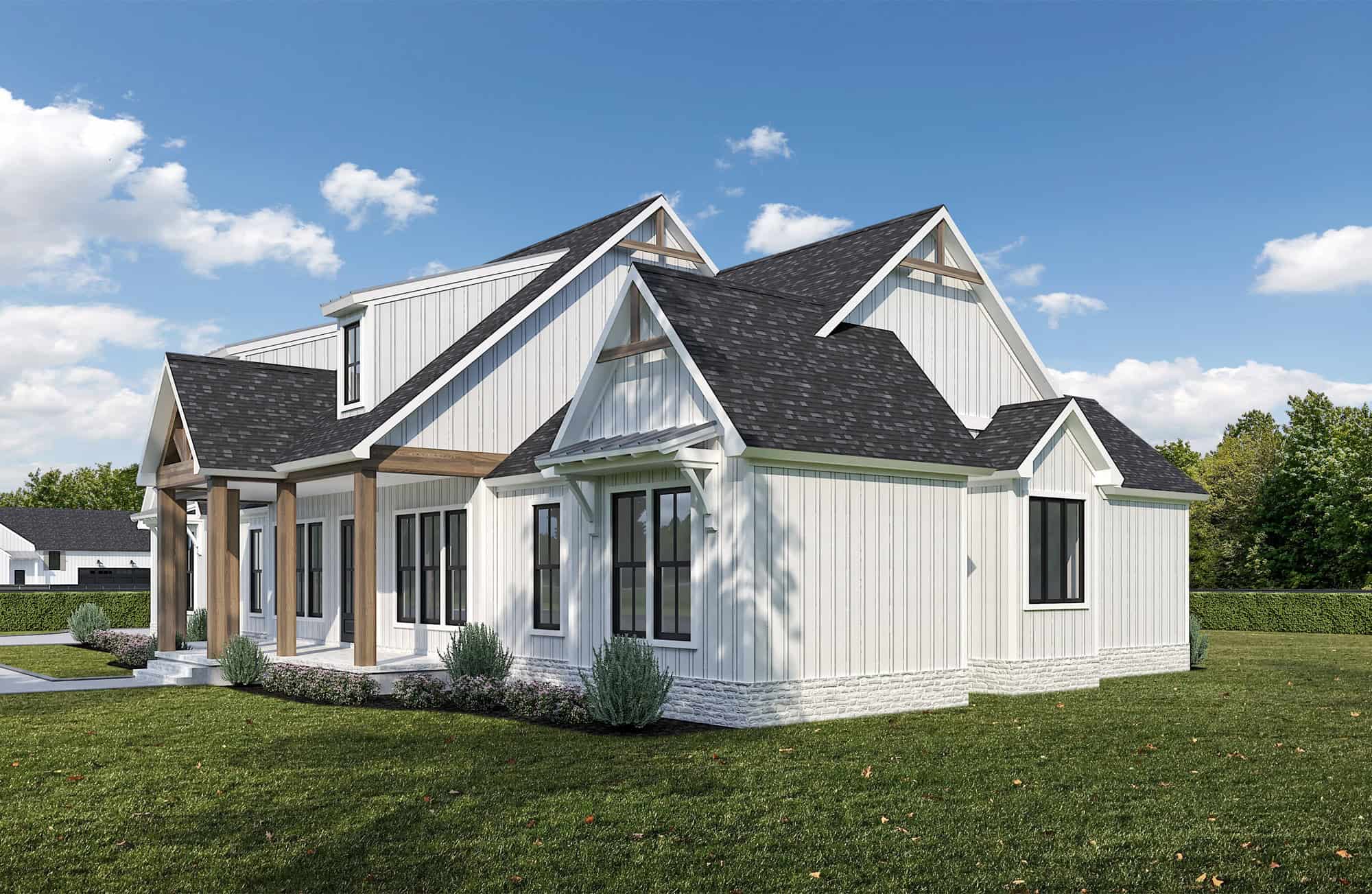 Right Side View of this 3-Bedroom,2177 Sq Ft Plan -204-1054