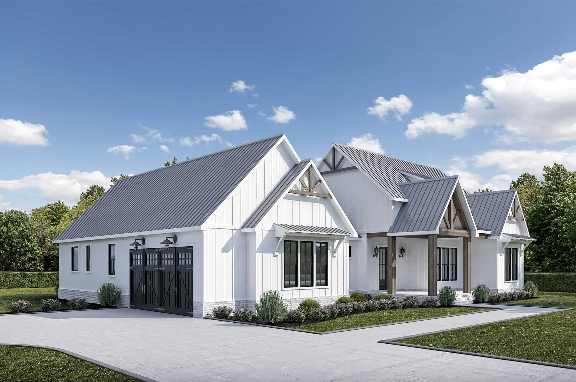 Left Side View of this 4-Bedroom,2255 Sq Ft Plan -204-1055