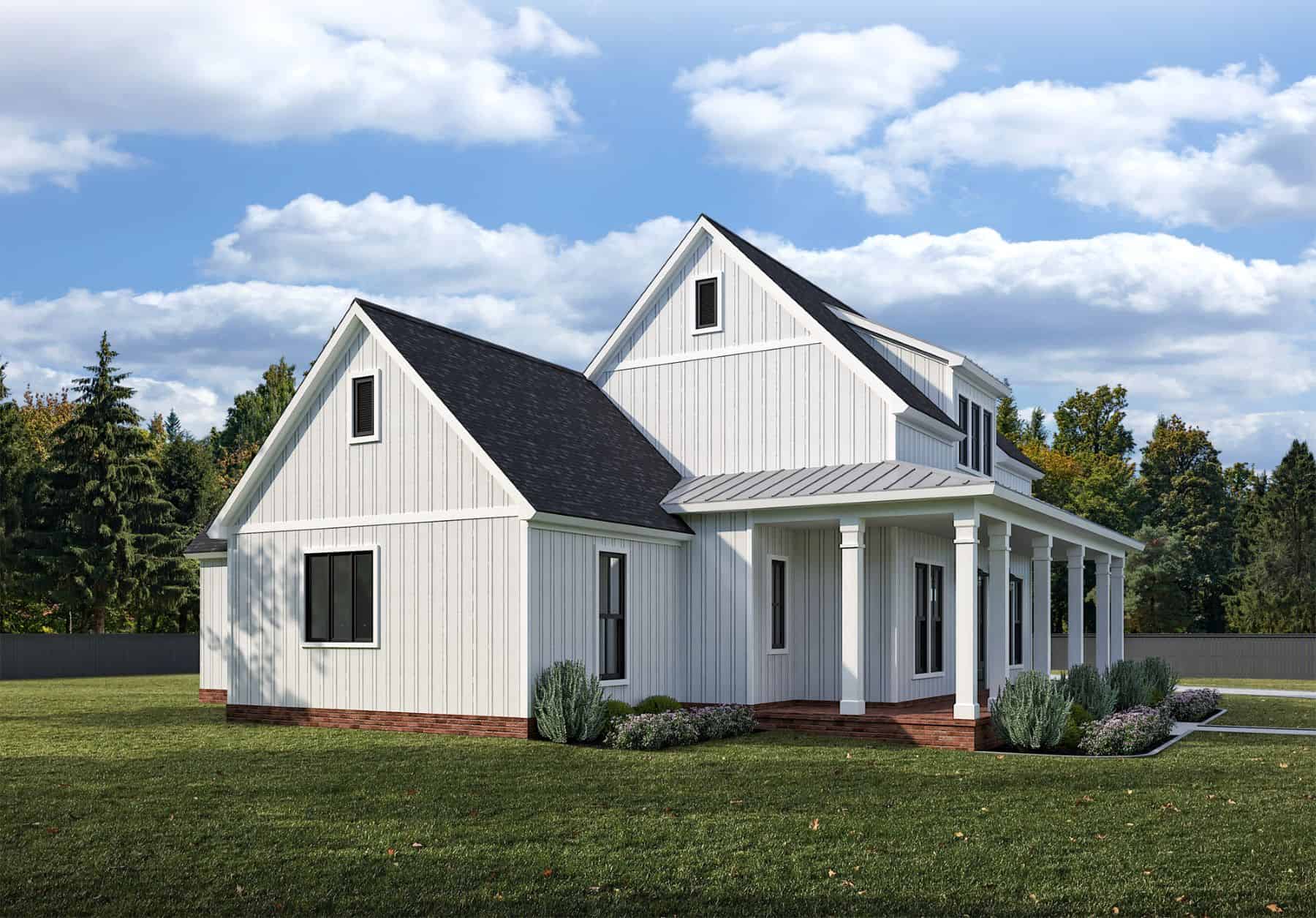 Left Side View of this 4-Bedroom,2360 Sq Ft Plan -204-1056
