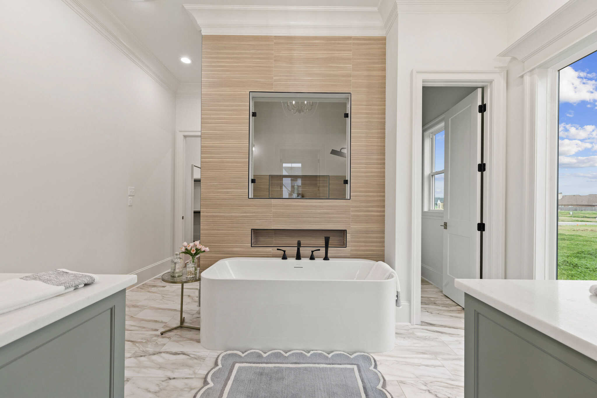 Master Bathroom: Tub of this 4-Bedroom,3410 Sq Ft Plan -204-1059