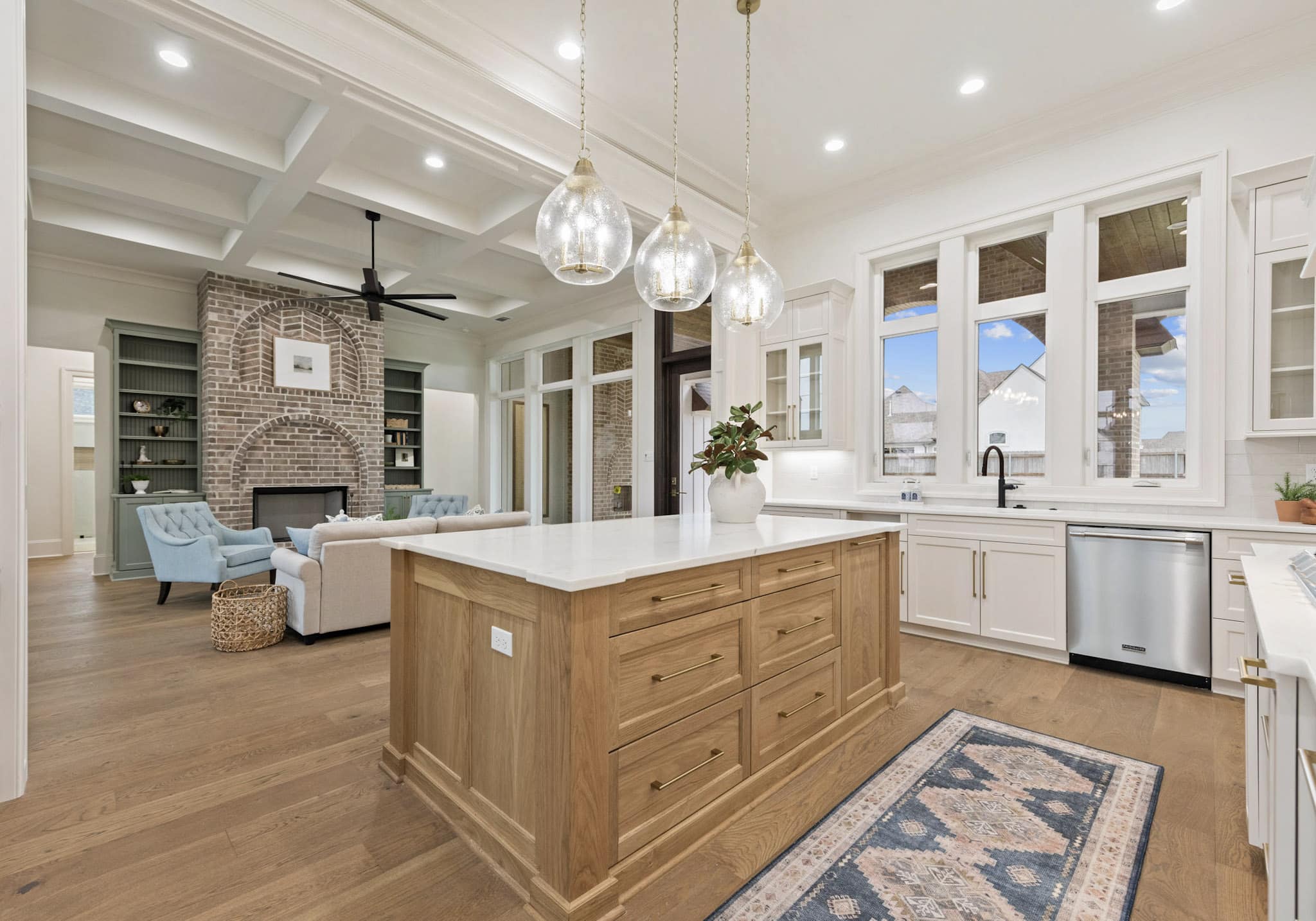 Kitchen: Kitchen Island of this 4-Bedroom,3410 Sq Ft Plan -204-1059