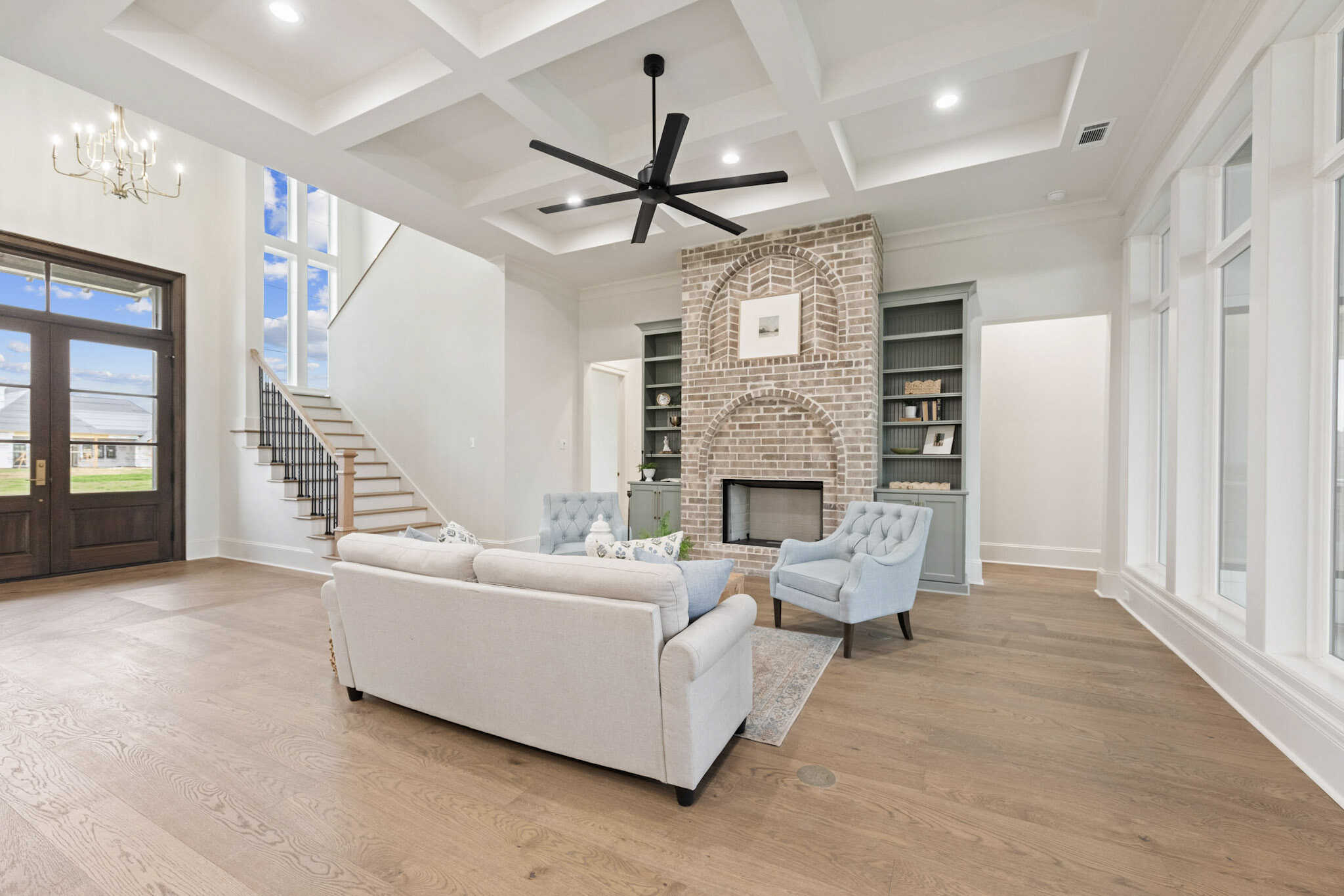 Living Room of this 4-Bedroom,3410 Sq Ft Plan -204-1059