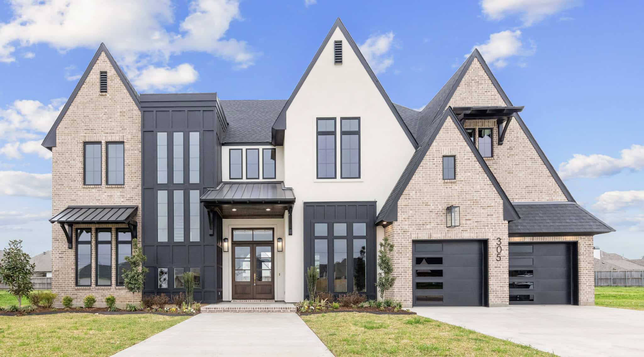 Front View of this 4-Bedroom,3410 Sq Ft Plan -204-1059