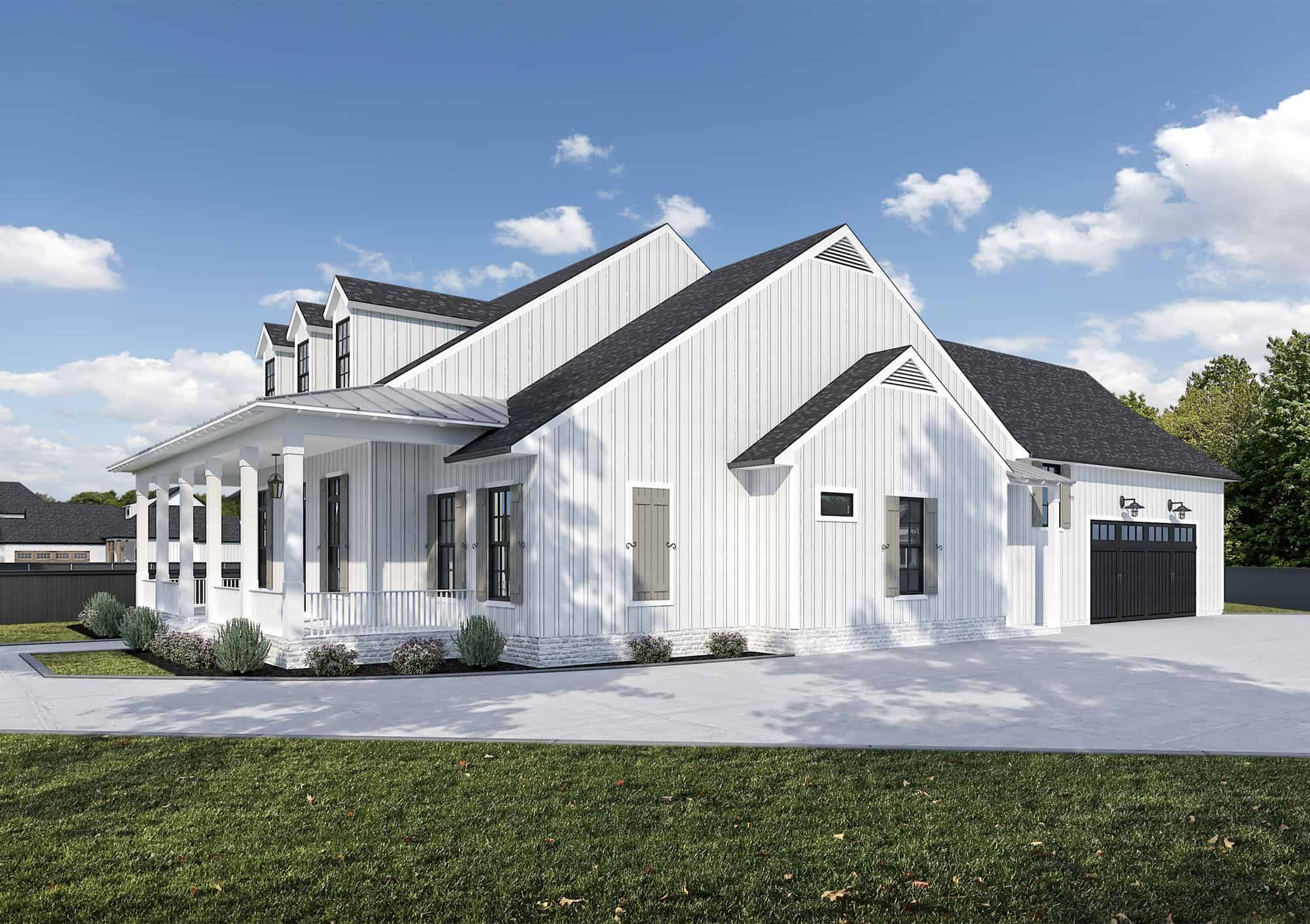 Right Side View of this 4-Bedroom,3428 Sq Ft Plan -204-1060