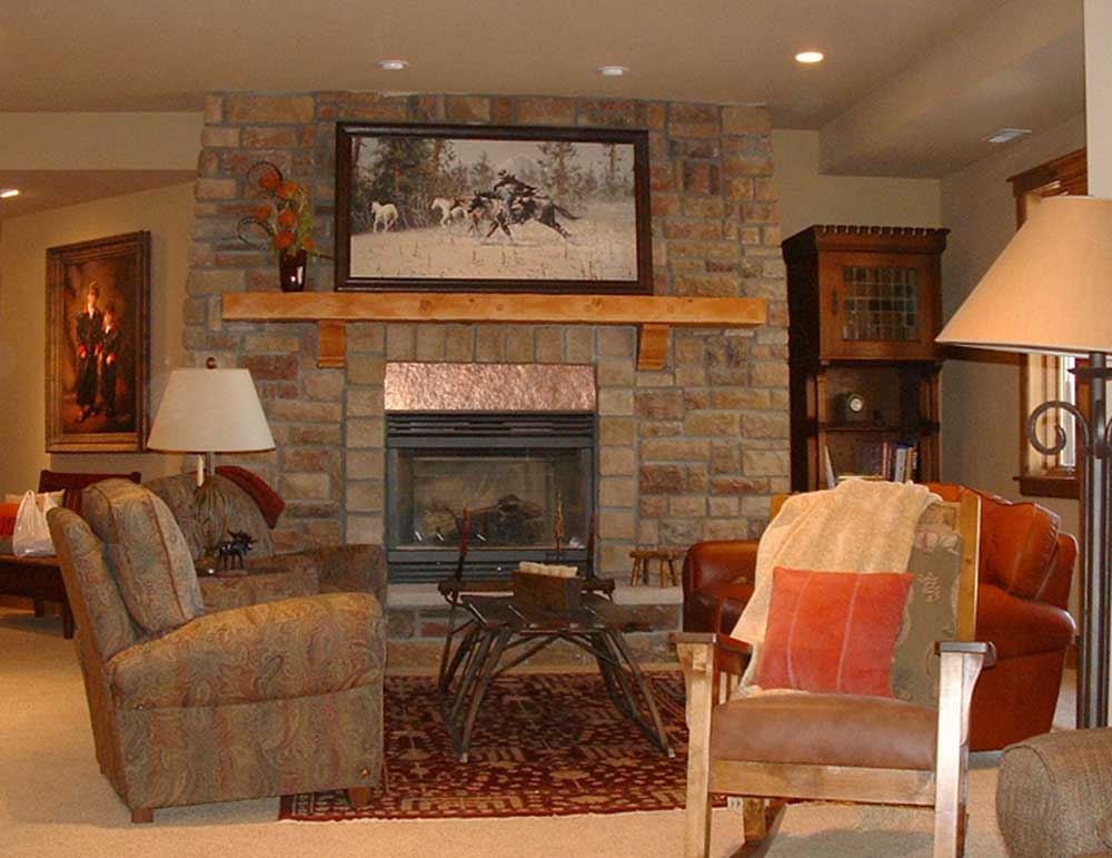 Family Room of this 5-Bedroom,5876 Sq Ft Plan -5876