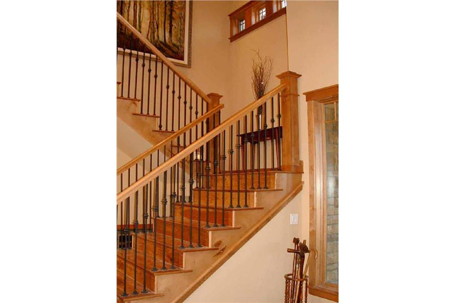 Entry Hall: Staircase of this 5-Bedroom,5876 Sq Ft Plan -5876