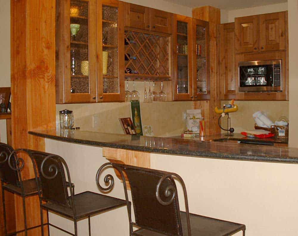 Kitchen: Breakfast Bar of this 5-Bedroom,5876 Sq Ft Plan -5876