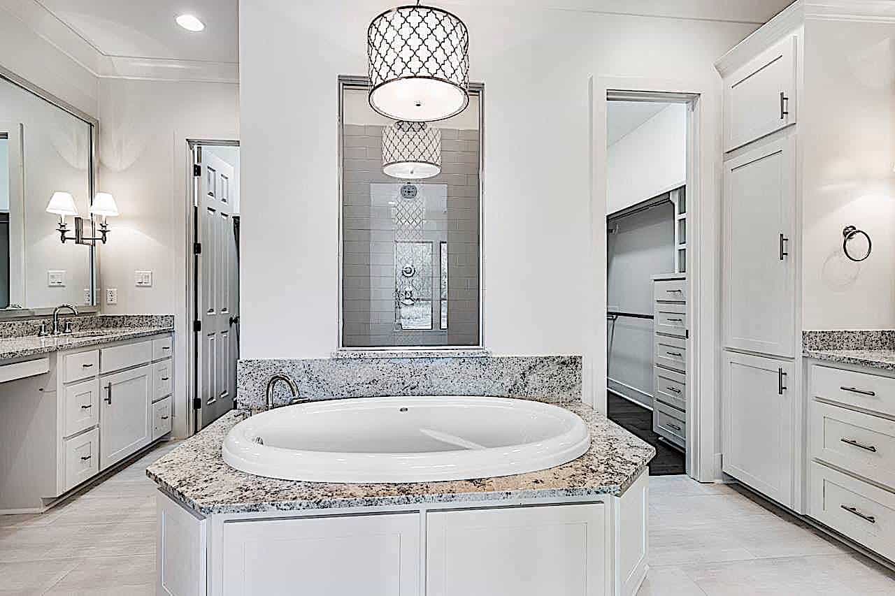Master Bathroom: Tub of this 4-Bedroom,2650 Sq Ft Plan -206-1022