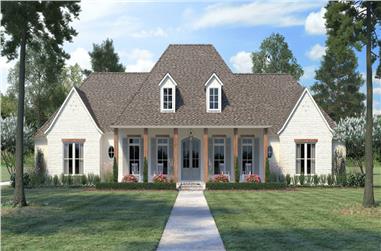 4-Bedroom, 3273 Sq Ft French House - Plan #206-1024 - Front Exterior