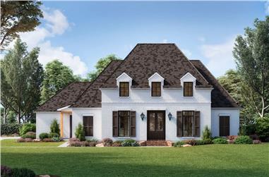 4-Bedroom, 2764 Sq Ft French Plan #206-1053 - Main Exterior