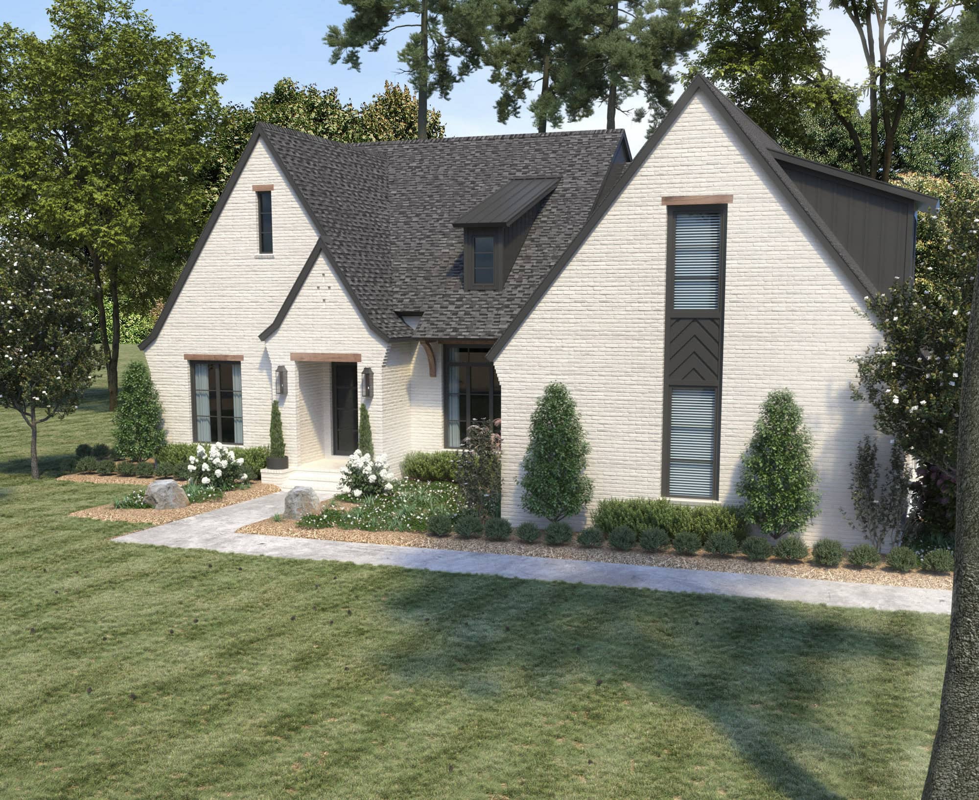 Right Side View of this 3-Bedroom,3389 Sq Ft Plan -206-1078