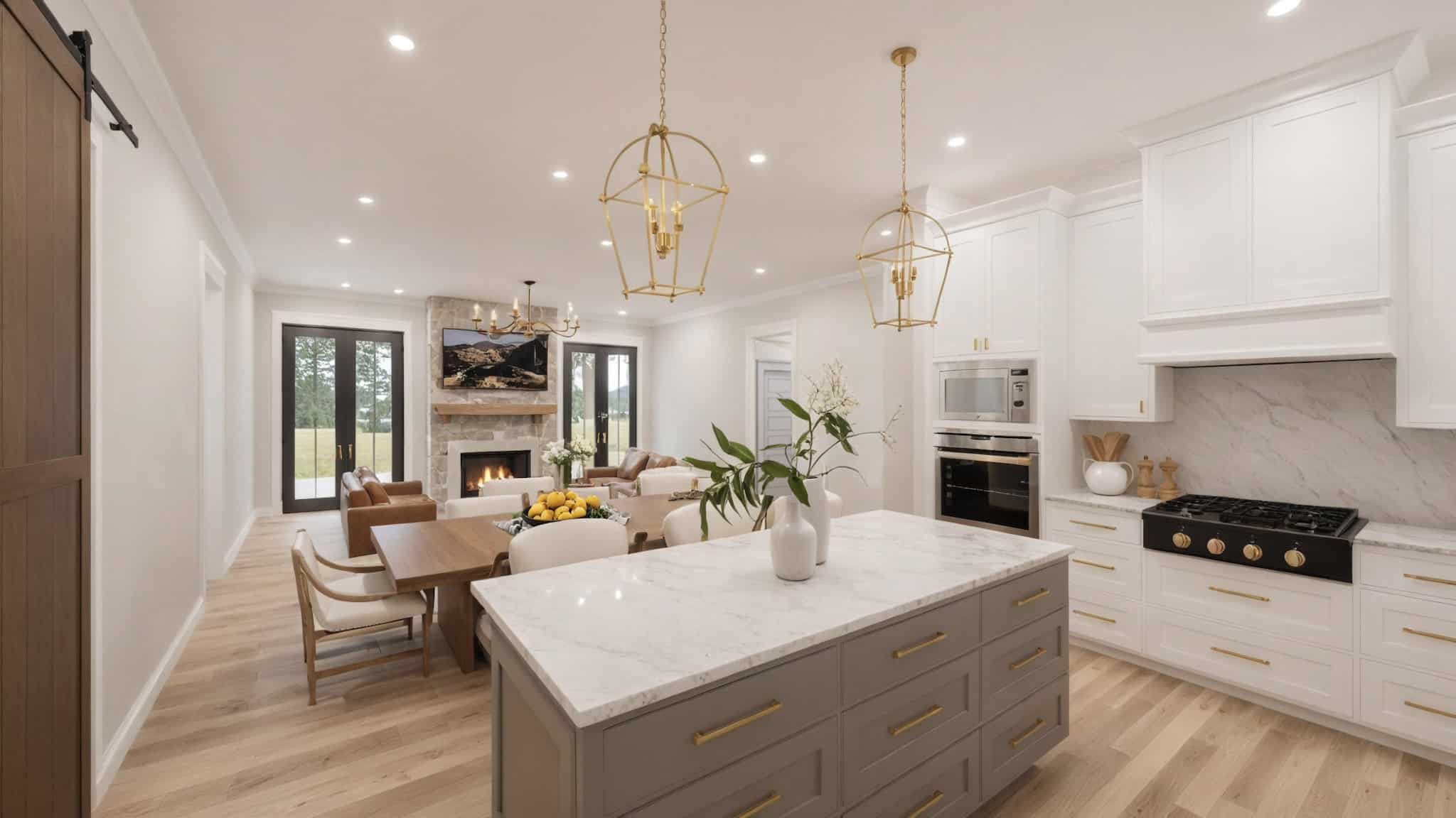 Kitchen of this 4-Bedroom,1939 Sq Ft Plan -206-1079