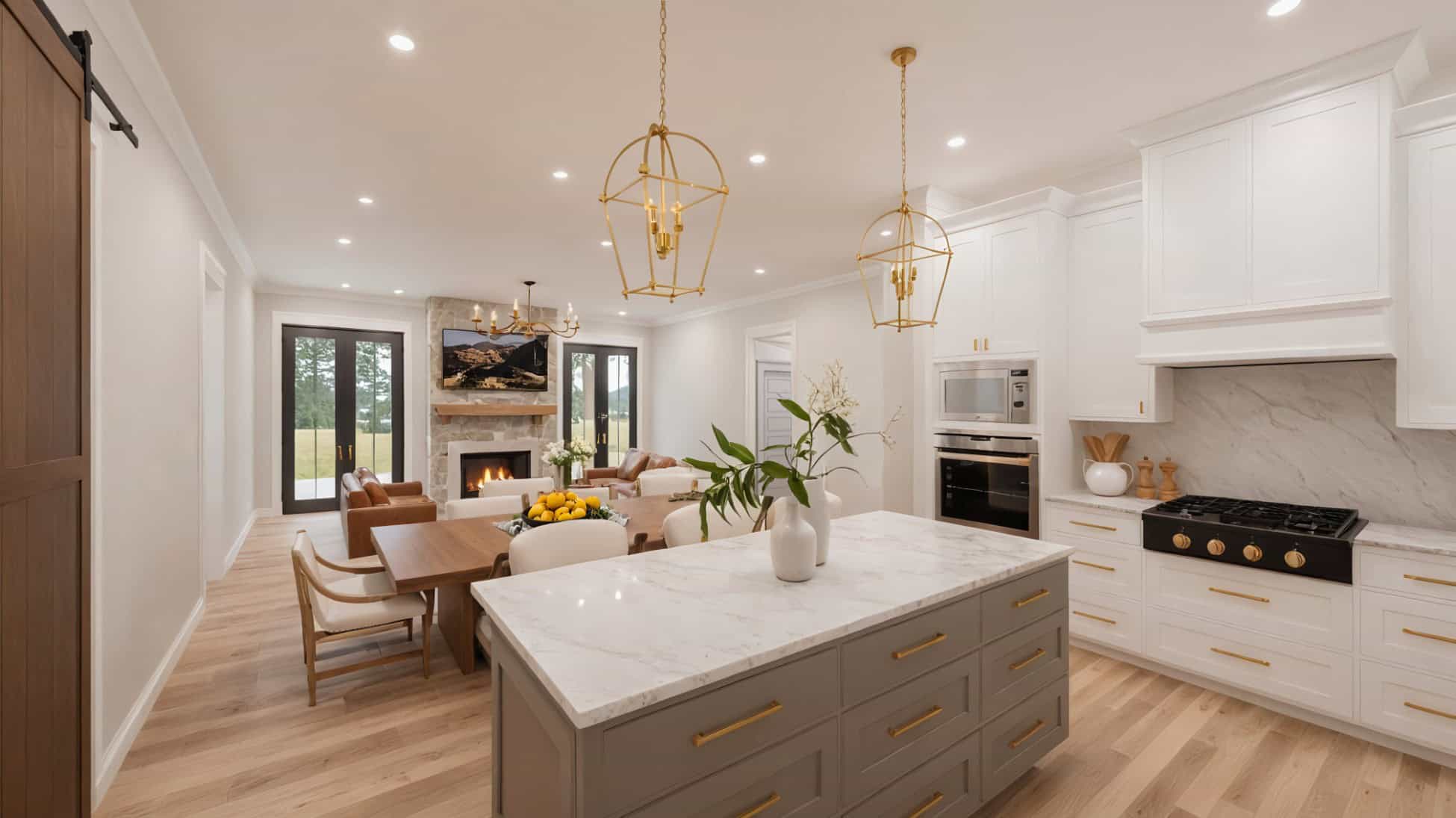 Kitchen of this 4-Bedroom,1939 Sq Ft Plan -206-1079