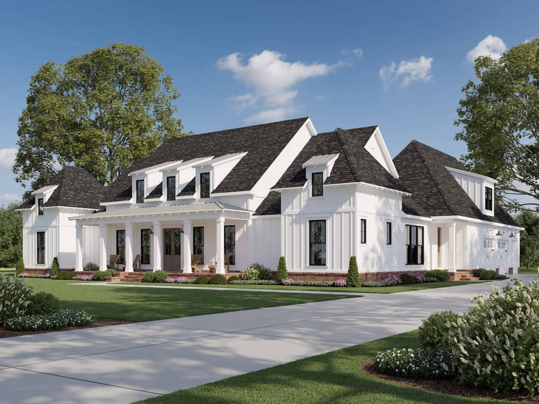 Right Side View of this 4-Bedroom,2986 Sq Ft Plan -206-1087