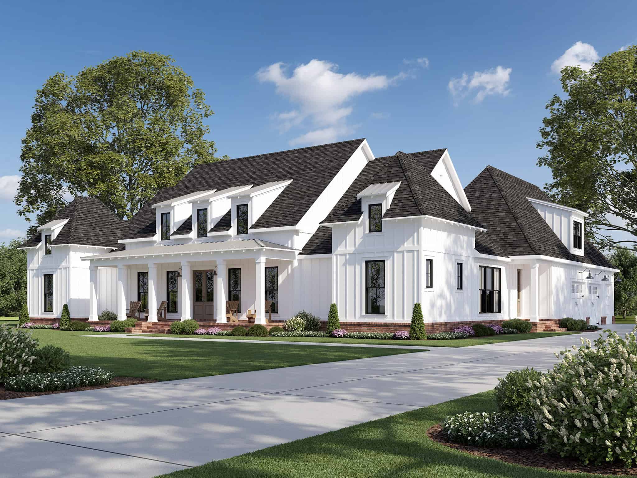 Right Side View of this 4-Bedroom,2986 Sq Ft Plan -206-1087