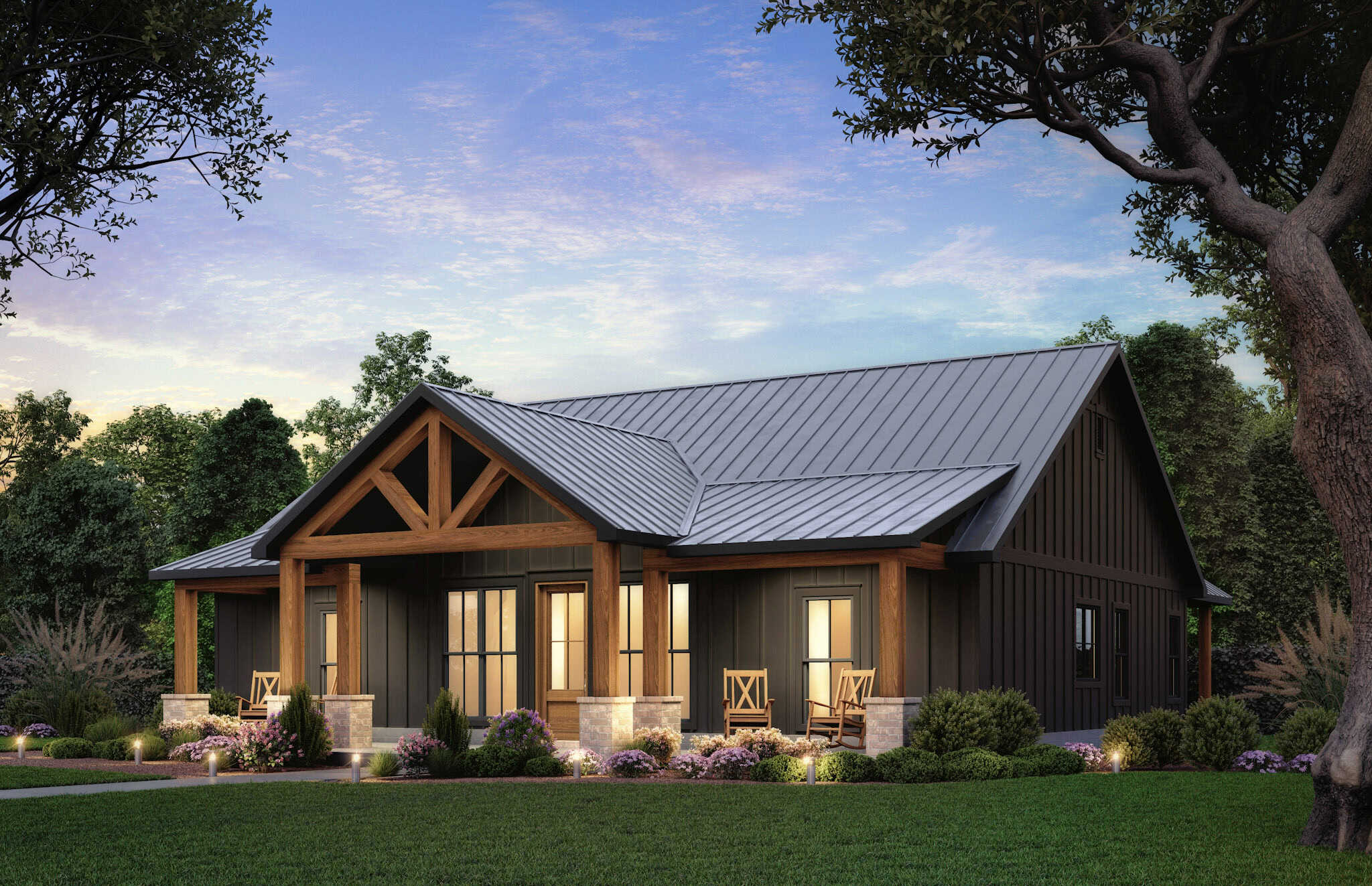 Front View of this 3-Bedroom,1677 Sq Ft Plan -206-1094