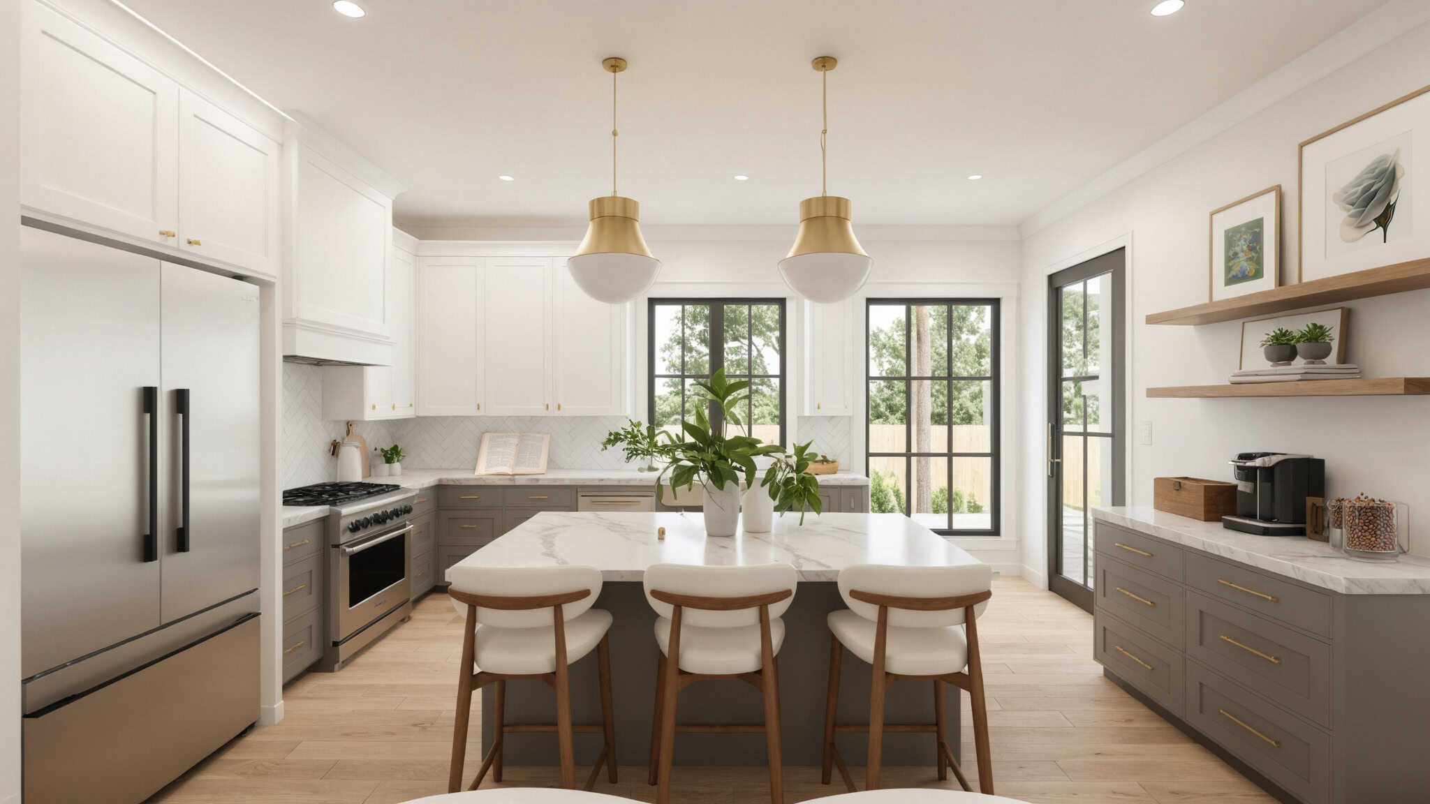 Kitchen of this 3-Bedroom,1673 Sq Ft Plan -206-1096