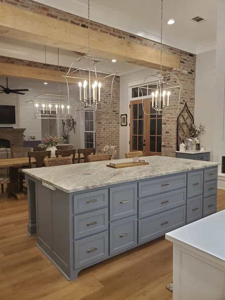 Kitchen: Kitchen Island of this 4-Bedroom,2514 Sq Ft Plan -206-1098