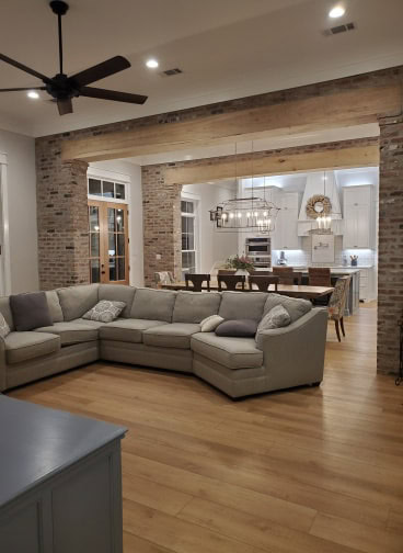 Living Room of this 4-Bedroom,2514 Sq Ft Plan -206-1098