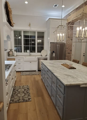 Kitchen: Kitchen Island of this 4-Bedroom,2514 Sq Ft Plan -206-1098